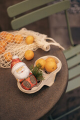 Still life that transmits the New Year's atmosphere