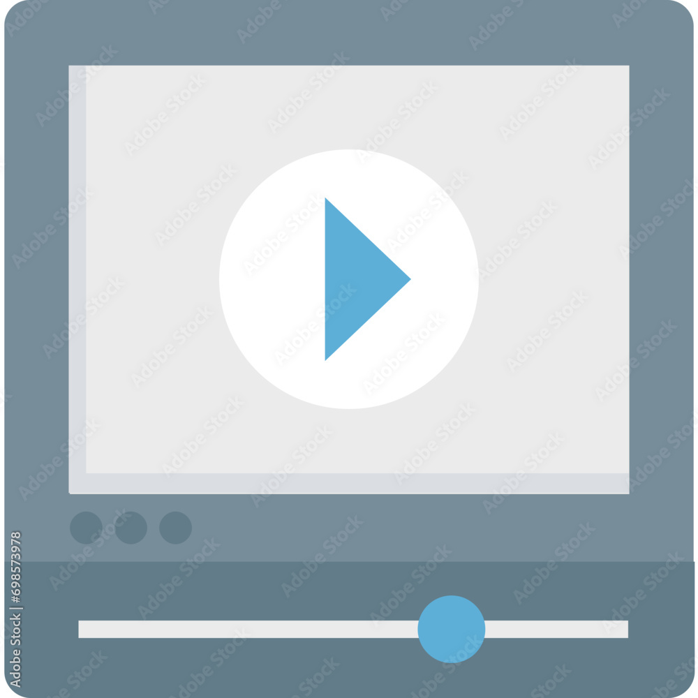 Sticker video player icon