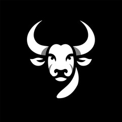bufallo, cow, bull logo illustration design