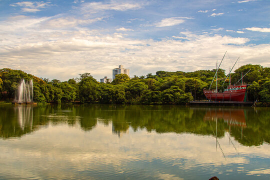 Lagoa do taquaral em Campinas, Parque Portugal em Campinas