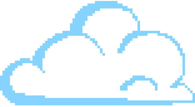 cloud, y2k, dot art, pixel art, dot game, dot cloud