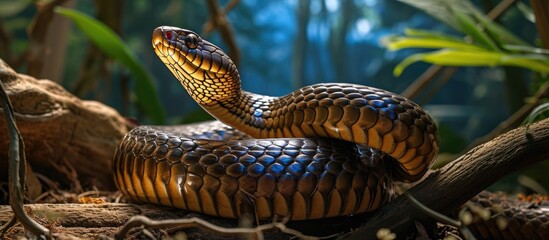 King cobras usually measure 10 to 12 feet (3 to 3.6 meters), although some may grow up to 18 feet (5.4 meters). Their habitat ranges from northern India to southern China, including Hong Kong and