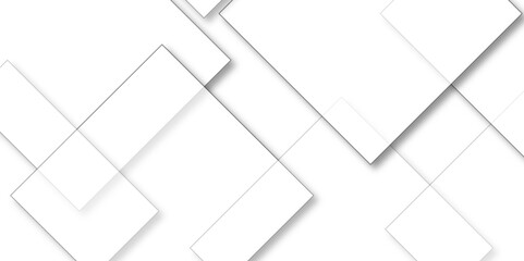 Modern and elegant geometric white and gray color background. Abstract white background with diamond and triangle shapes layered in modern layers of textured white transparent material in triangle
