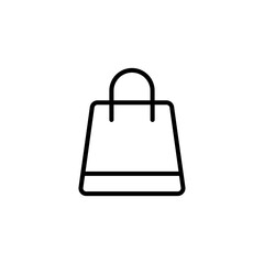 Shopping bag icon -  shop bag icon, packages symbol. web vector icon