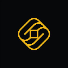 elegant letter S core logo