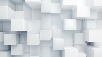 A wall of white and gray geometric pattern abstract background