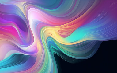 Obraz premium Colorful curve abstract background,created with Generative AI tecnology.