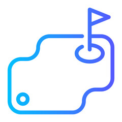 birdie gradient icon