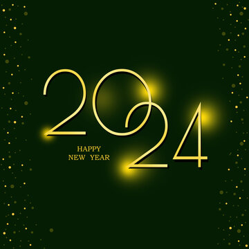 Happy New Year, New Year Wishes, New Year Vector Art, Happy New Year 2024
