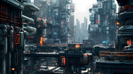 a Cyberpunk Metropolis