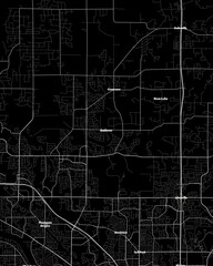 Andover Minnesota Map, Detailed Dark Map of Andover Minnesota