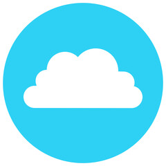 Cloud icon on transparent background