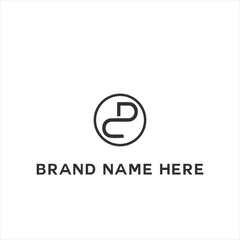 DC logo. D C design. White DC letter. DC, D C letter logo design. Initial letter DC linked circle uppercase monogram logo. D C letter logo vector design.	