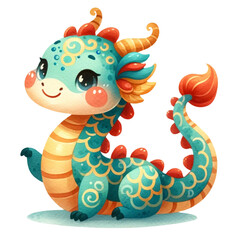 Cute Dragon Chinese New Year