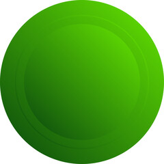 Nature Badge Label Green Gradient