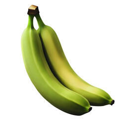 Banana isolated on white background