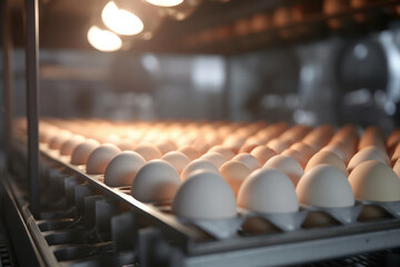 Egg food raw organic industrial business poultry farm fresh background chicken agriculture
