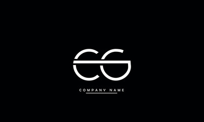 CG, GC, C, G Abstract Letters Logo Monogram