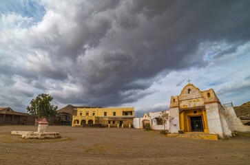 Village mexicain, décor de cinéma, à Tabernas, Andalousie, Espagne