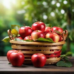 apples in a basket