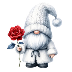 cute valentine gnome