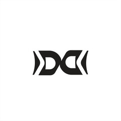 DD Initial Letter Logo, D logo design for company