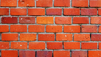 Obraz premium Red brick wall texture background.