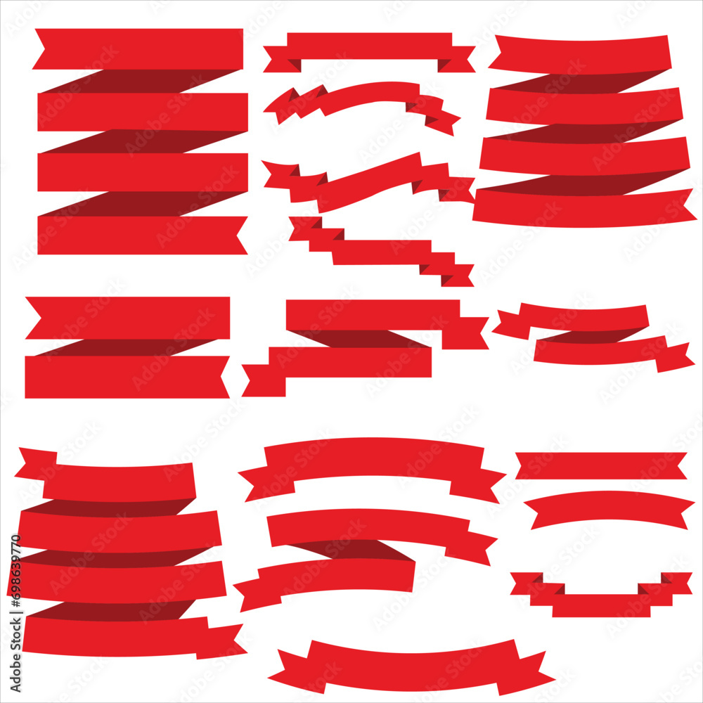 Canvas Prints ribbon banner tag vector for decorating. ribbon element.