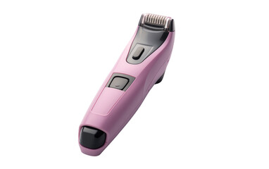 A Rechargeable Solution for Gentle Grooming On a White or Clear Surface PNG Transparent Background.