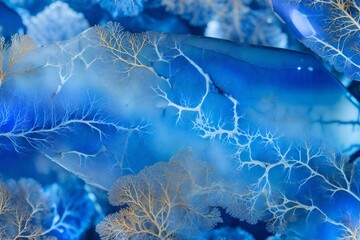 close up of blue emerled stone