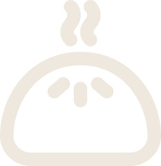Obraz premium Dumpling icon 