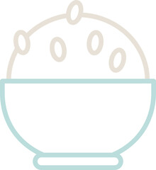rice meal icon
