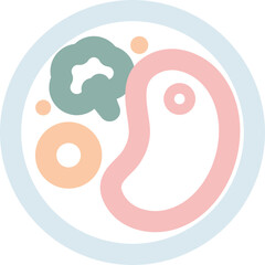 Steak and beef icon

