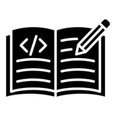Code Documentation Icon Element For Design