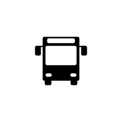 Bus icon bus symbol isolated on white background 