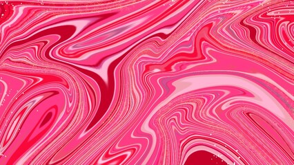 Fototapeta premium Pink abstract liquid marble painting multi colored wave background