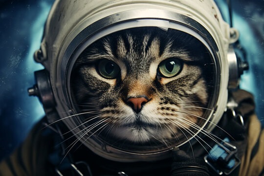 Created with generative ai tools astronaut portrait exploring deep space discover new planet