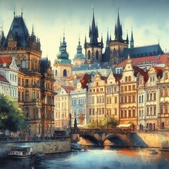 Prague, Czech Republic - obrazy, fototapety, plakaty