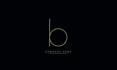 B Abstract Letter Logo Monogram