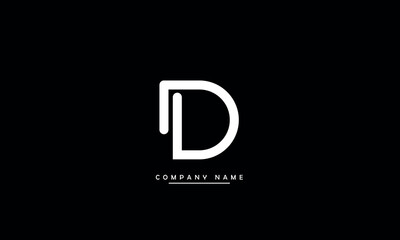 D Abstract Letter Logo Monogram