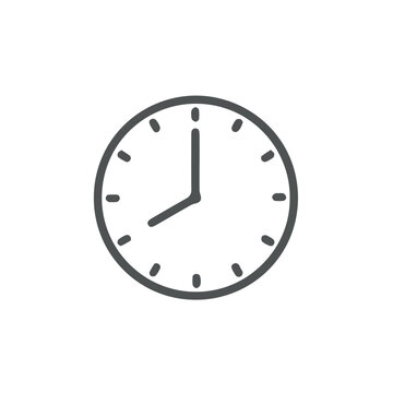 Clock icon vector design , time icon vector