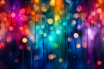 lights bokeh abstract seamless colorful pattern