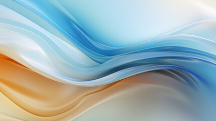 Fototapeta premium Gradient wave future abstract background 