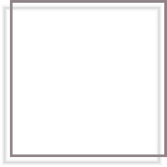 blank photo frame with shadow effects isolated on transparent background. Vintage photos frame for your picture.