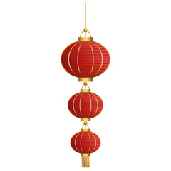 Chinese lantern vector traditional red lantern-light and oriental decoration of china culture