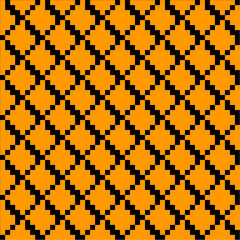 Ethnic ornament. Seamless pattern. Shapes backdrop. Folk wallpaper. Embroidery background. Tribal motif. Figures ornate. Geometric design, textile print, abstract texture. Vector artwork