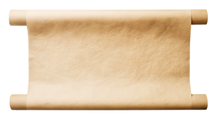 Old medieval paper sheet cut out