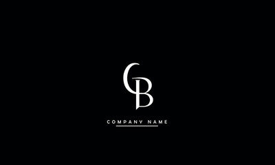 CB, BC, C, B Abstract Letters Logo Monogram
