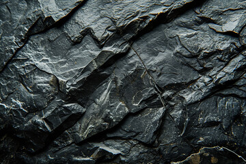 Fototapeta na wymiar Black stone texture background
