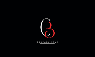 CB, BC, C, B Abstract Letters Logo Monogram